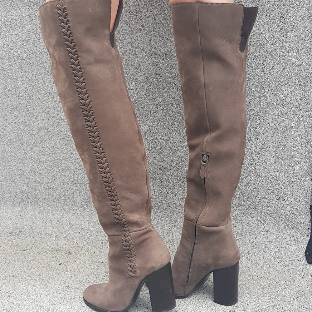 All Saints over the knee boots